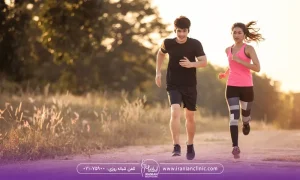 عکس زن و مرد در حال دویدن برای کاهش وزن - کاهش وزن بدون ورزش