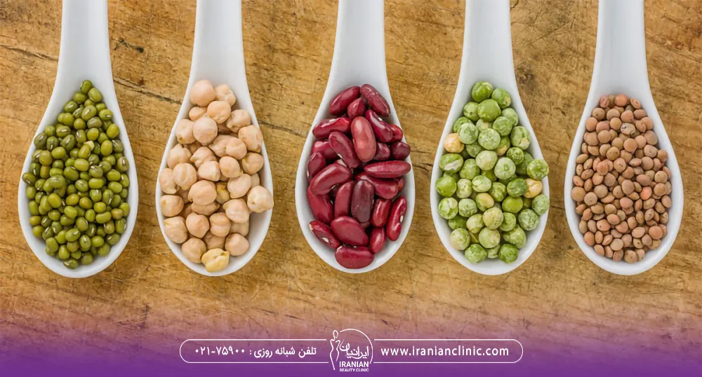 عکس انواع حبوبات و نخود و عدس