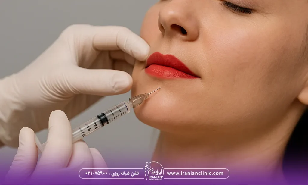 تزریق بوتاکس خط خنده