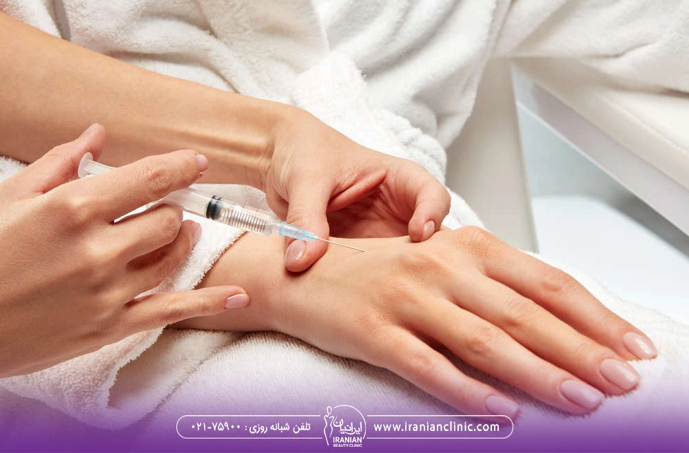 نحوه انجام تزریق ژل دست
