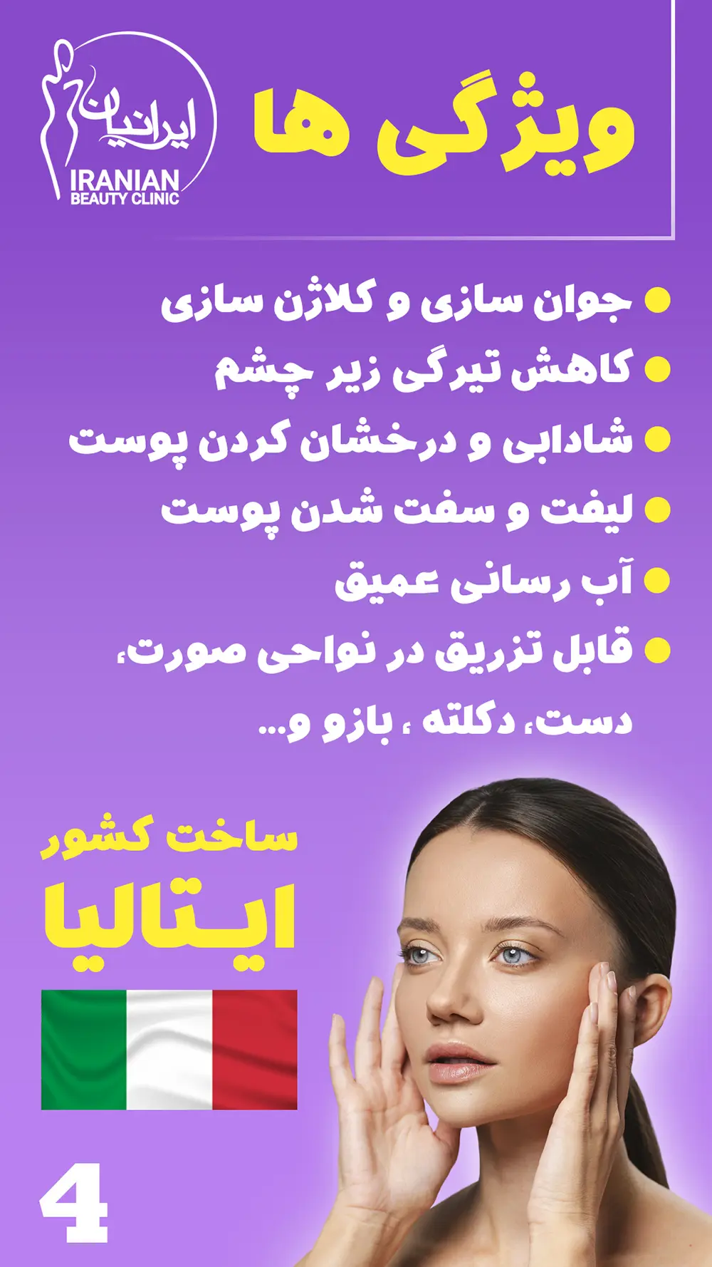 اینفوگرافیک ویژگی های مزوژل سونه کاس