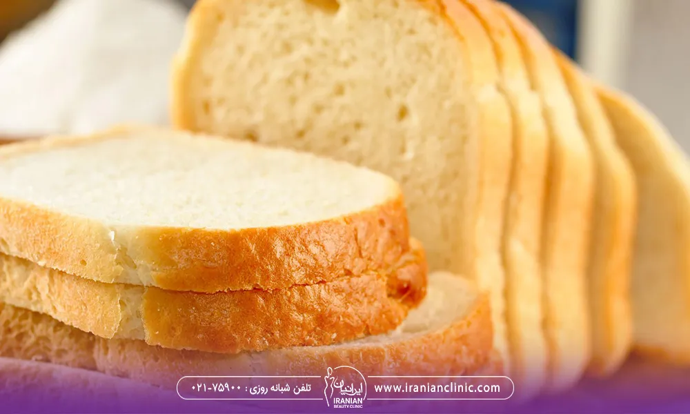 نان تست سفید بریده شده 