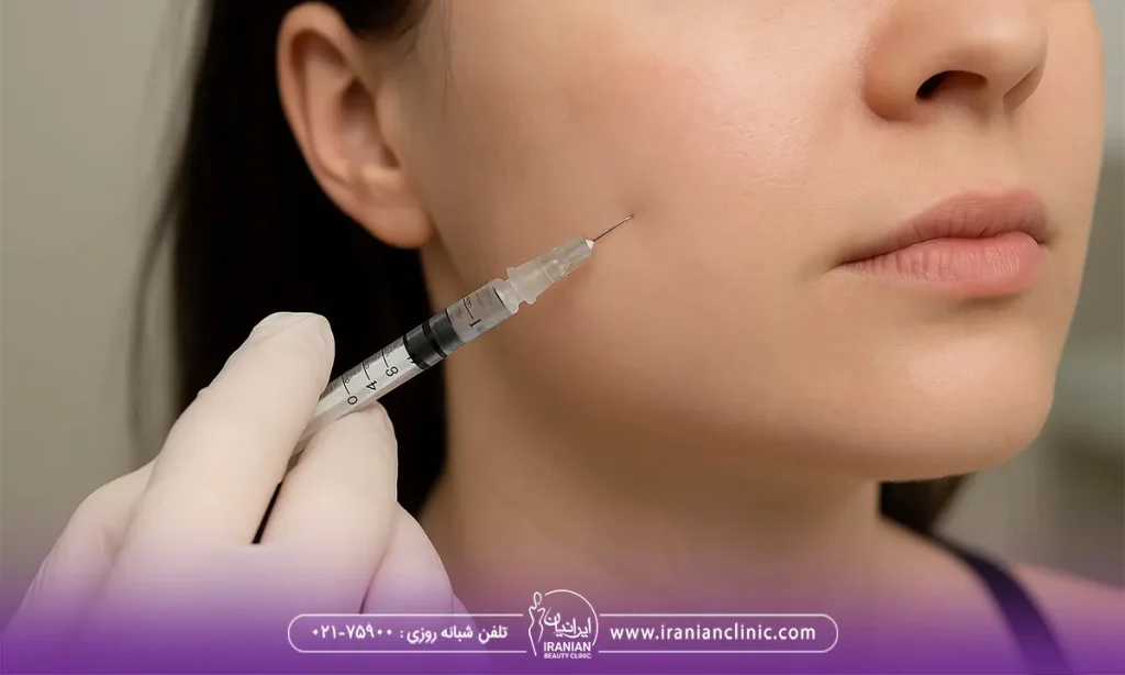 تزریق بوتاکس گونه