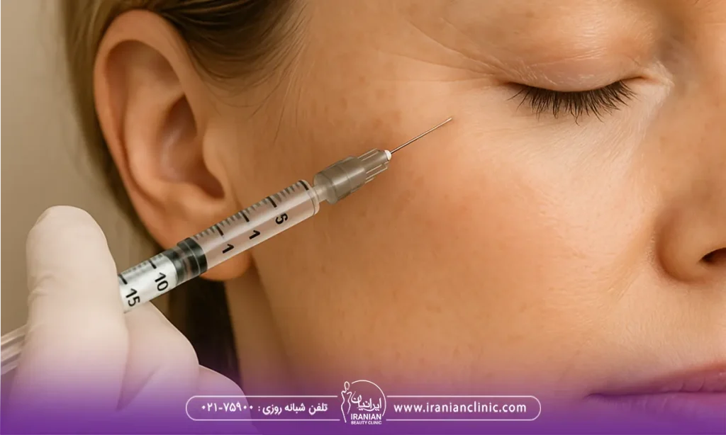 تزریق بوتاکس دور چشم