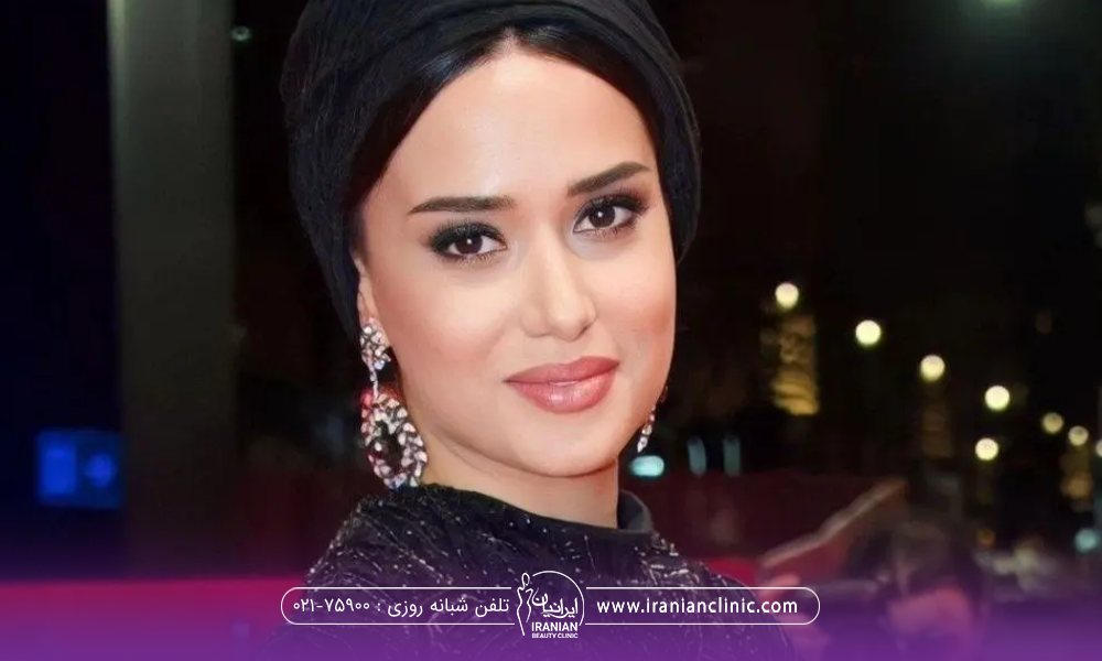 عکس پریناز ایزدیار در جشنواره فیلم با لباس مشکی