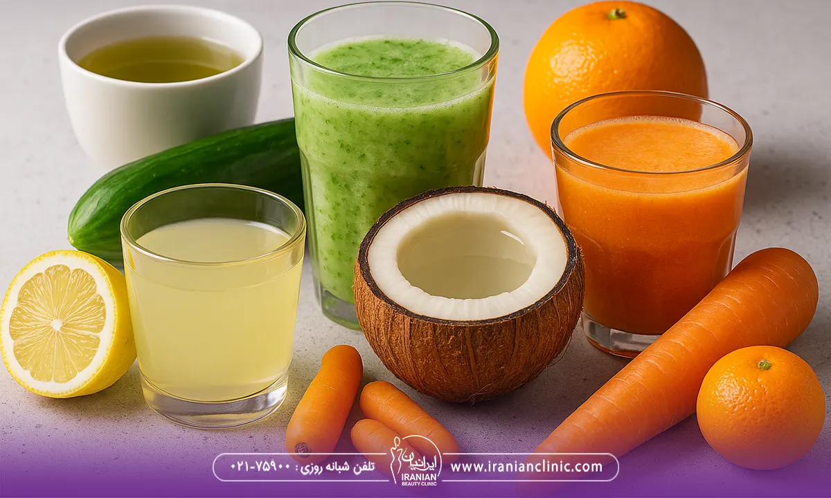 دستور تهیه چند نوشیدنی خانگی برای پوست روشن