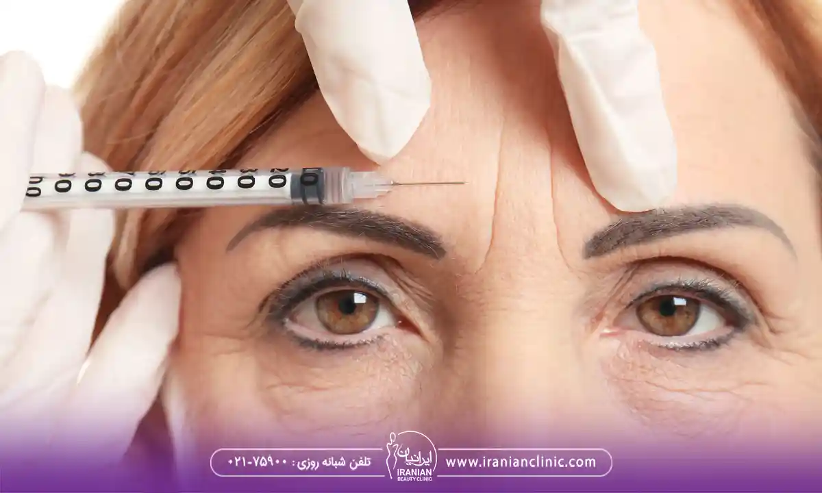 مقایسه هزینه تزریق بوتاکس خط اخم با قسمت های دیگر صورت